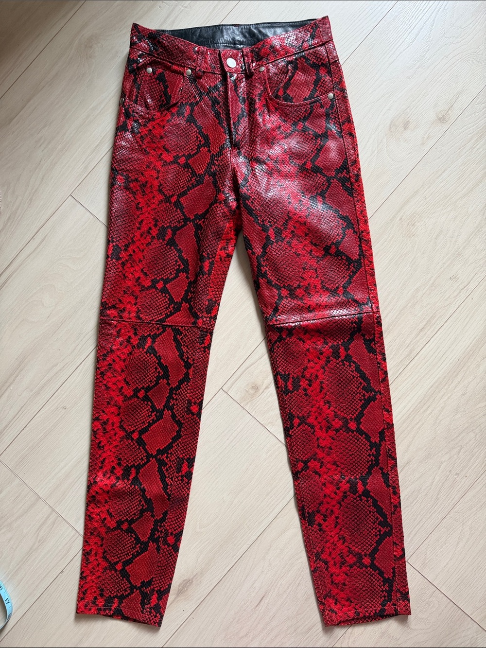 H&M studio 2016 genuine leather pants